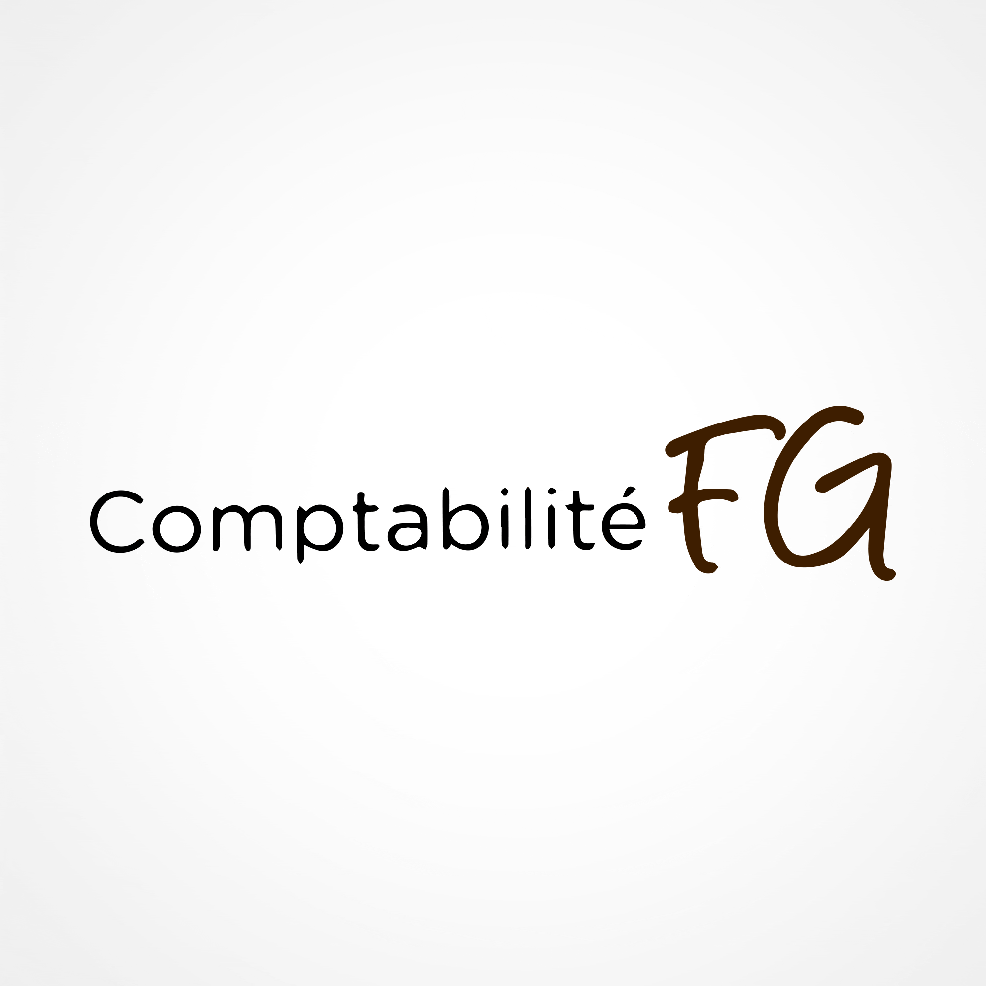Animation du processus de création du logo de Comptabilité FG