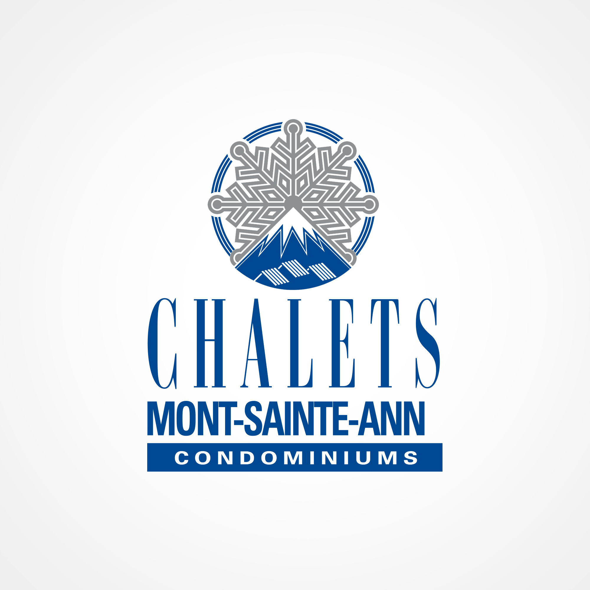 Animation du processus de création du logo de Chalets Mont Sainte-Anne