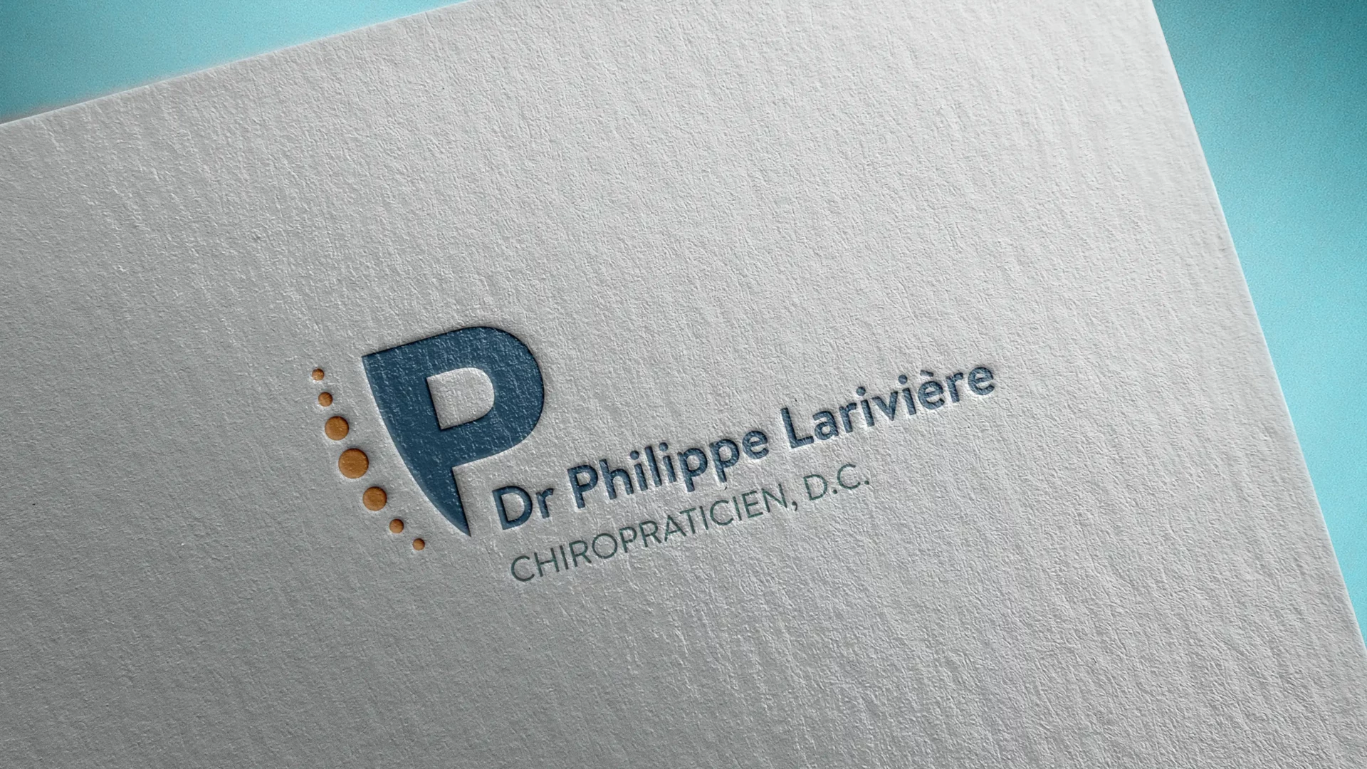Création d’un logo pour un chiropraticien